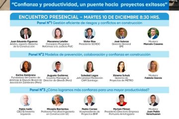 Encuentro mandante contratista ¨Confianza y productividad, un puente hacia proyectos exitosos¨