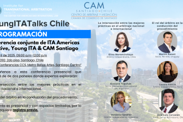 Conferencia conjunta de ITA Americas Initiative, Young ITA & CAM Santiago